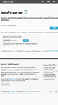 Mobile Screenshot of infoextractor.org